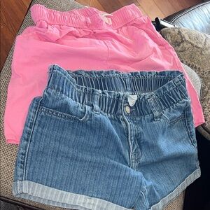 Cat & Jack Pink and Denim Kids Shorts